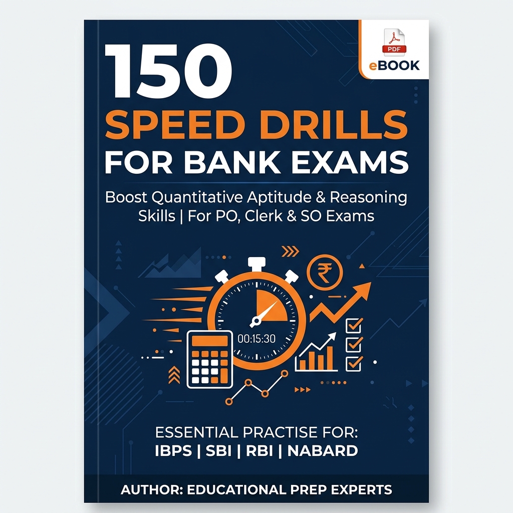 Cover of the ComputePrep eBook: 150 Speed Drills for Bank Exams